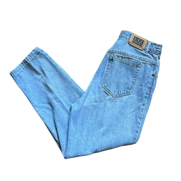 VTG Liz Claiborne Lizwear Petites 80s 90s Mom Jeans High Waisted Tapered Size 10 - Picture 14 of 14